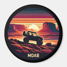 Moab Utah UTV Sunset Red Sten