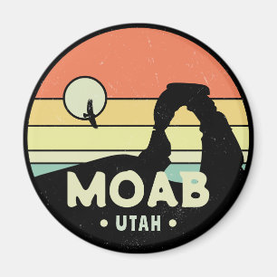 Moab Utah Vintage Desert Sunset Retro Souvenir 60 Magnet