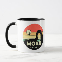 Moab Utah Vintage Desert Sunset Retro Souvenir 60 Mugg