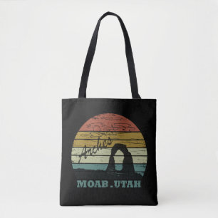 Moab Utah vintage sunset Arches nationalpark Tygkasse
