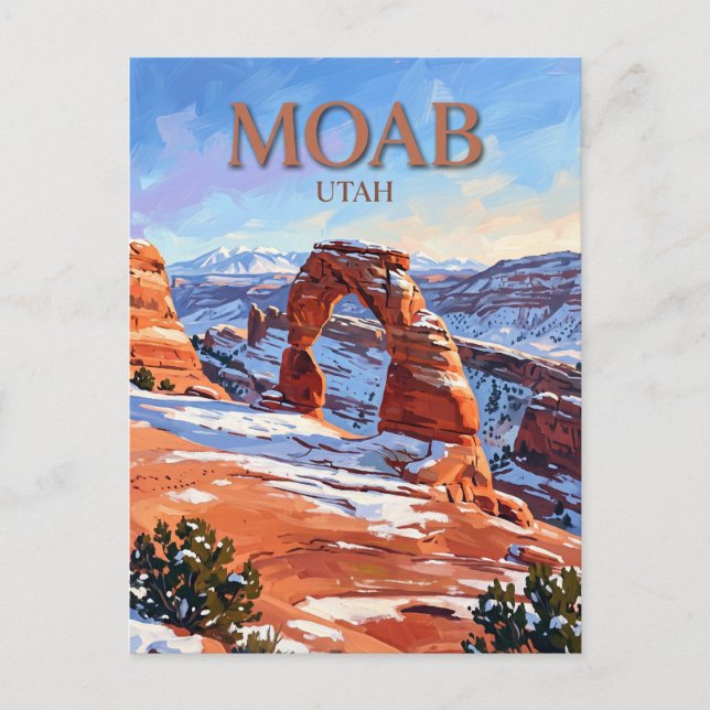 Moab Utah Vykort (Framsida)