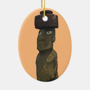 Moai julprydnad 1 julgransprydnad keramik