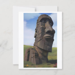 Moai på Mullbacken Vykort