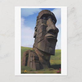 Moai på Mullbacken Vykort