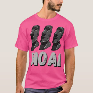 Moai Statues Påsk Island Rapa Nui Head T Shirt