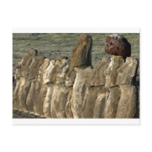 Moai-statyer Rapa Nui (ön Påsk)