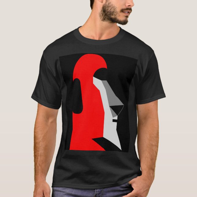 Moai Tee Shirt (Framsida)