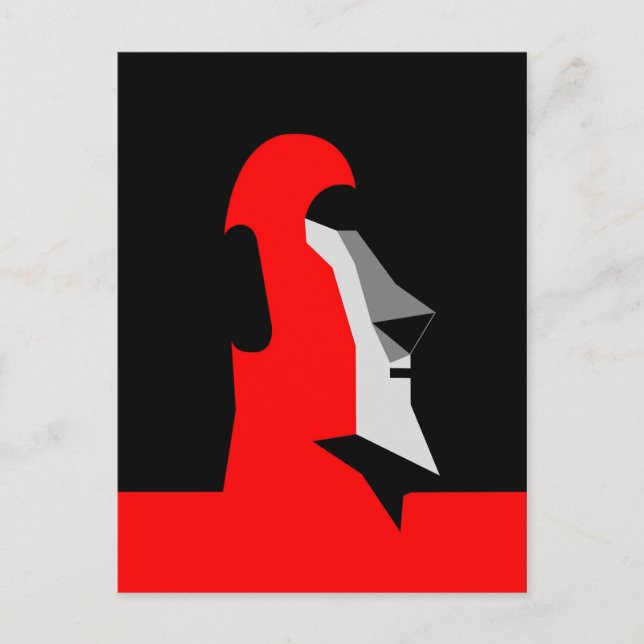 Moai Vykort (Framsida)