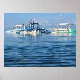 Moalboal Beach i Cebu Poster