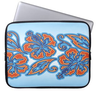 Moana Hibiscus Hawaiian Neoprene Wetdräe Laptop Sleeve