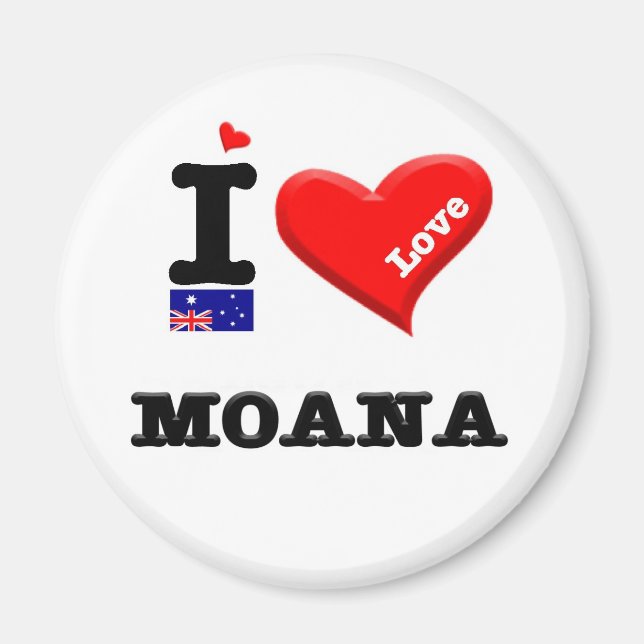 MOANA - I KÄRLEK MAGNET (Framsidan)
