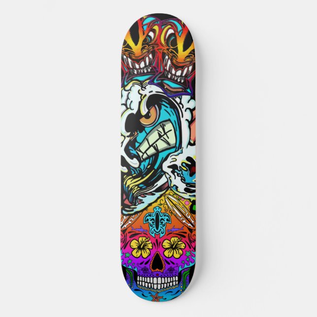 Moana Kai Surfa Shop Skateboard Deck (Framsida)