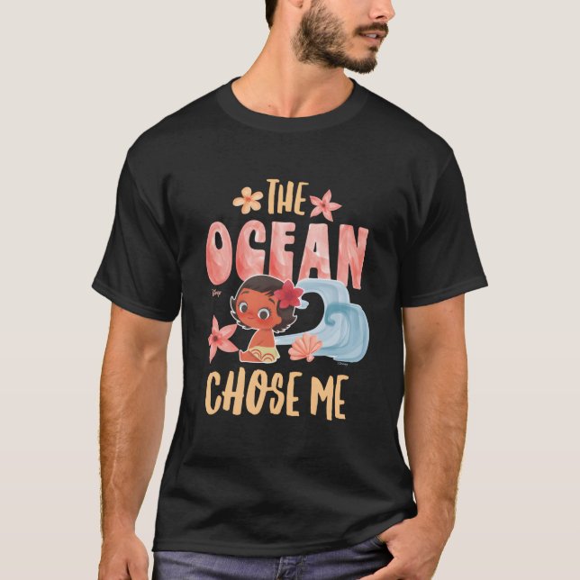 Moana The Ocean Chose Me T Shirt (Framsida)