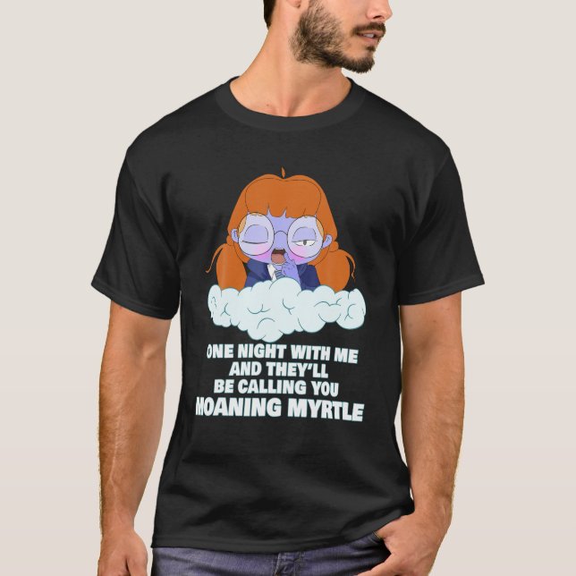 Moaning Myrtle Cute Magic Ghost Funny Vuxen humor T Shirt (Framsida)