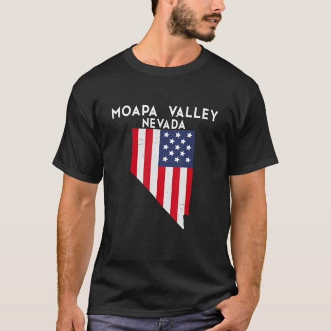 Moapa Valley Nevada Förenta staterna State America T Shirt (Framsida)