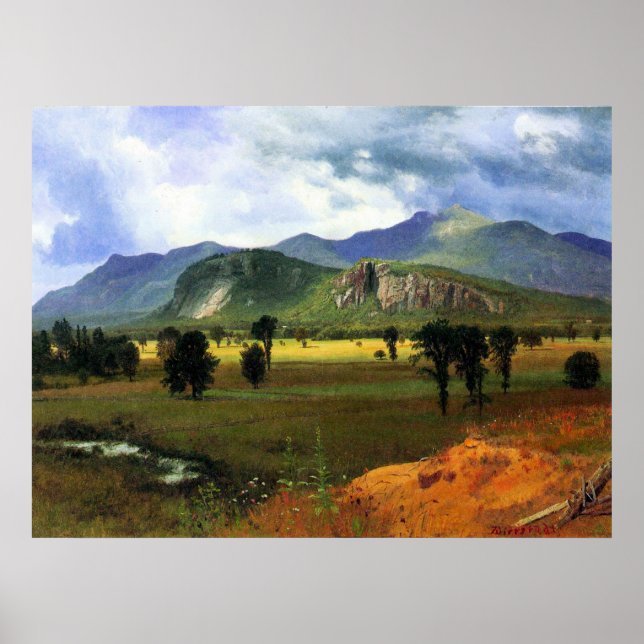 Moat Mountain, New Hampshire Bierstadt Poster (Framsidan)