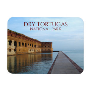 Moat vid Fort Jefferson, Garden Nyckel, Tortugas, Magnet