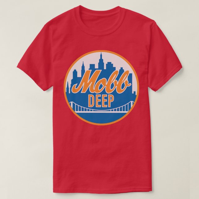 Mobb Deep Queens New York Hat T Shirt (Design framsida)
