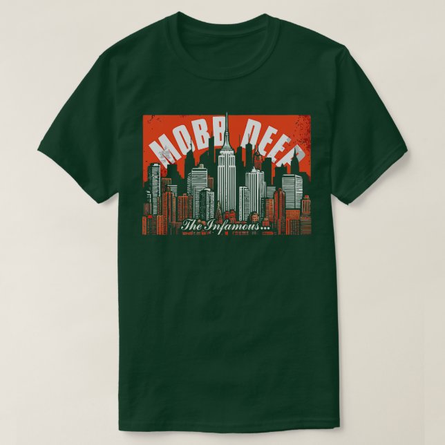 Mobb Deep Vintage 90s Hip hop T Shirt (Design framsida)