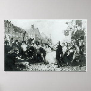 Mobba av John Wesley på Wednesbury Poster