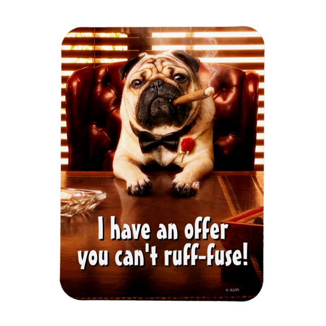 Mobbers Hund Magnet (Vertikal)