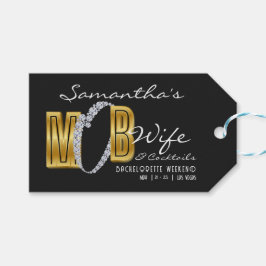 Mobbfru & Drinkar Svart Bach Möhippa Presentetikett