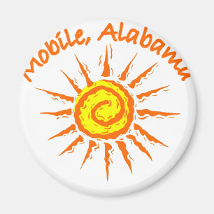 Mobil Alabama Magnet