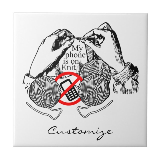 Mobil är på Sticka Thunder_Cove Kakelplatta (Framsidan)