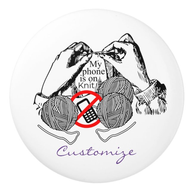 Mobil är på Sticka Thunder_Cove Knopp (Framsidan)