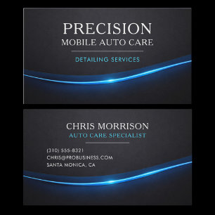 Mobil Auto Care Professional Visitkort