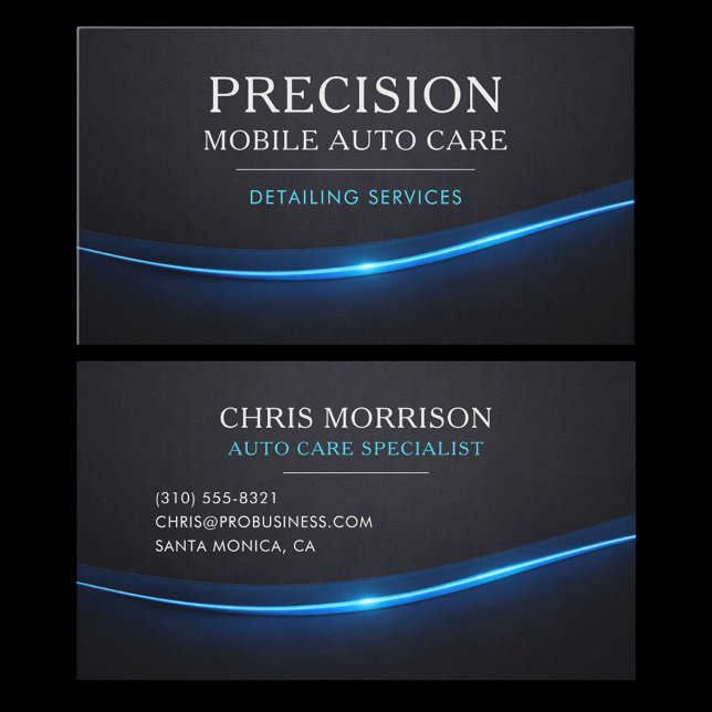 Mobil Auto Care Professional Visitkort (Skapare uppladdad)