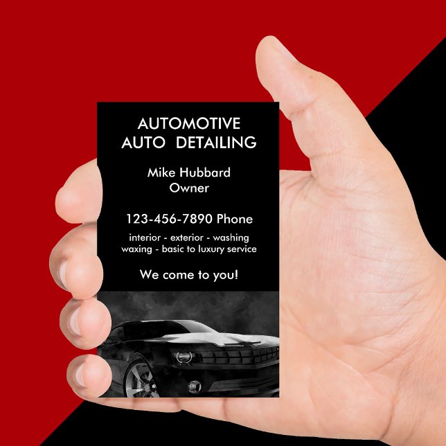 Mobil Autodealjeringsservice Visitkort (Skapare uppladdad)