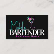 Mobil Bartender Klubb Bar Neon Drycker B