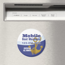 Mobil båtmekaniker magnet