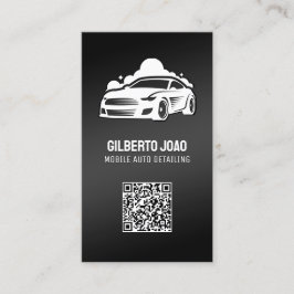 Mobil Bil Detajcherare Anpassad QR Visitkort