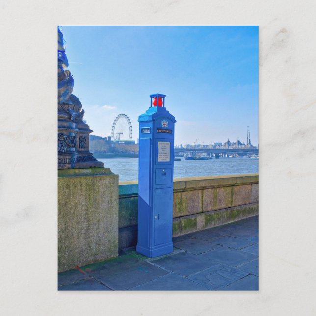 Mobil box London UK-vykort Vykort (Framsida)