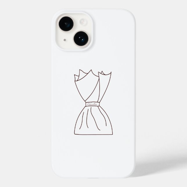 mobil choklad med godis i fodral är utsökt (Baksida)