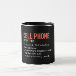 Mobil definition för funktionell cell mugg