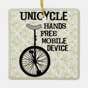 Mobil enhet fet julgransprydnad keramik