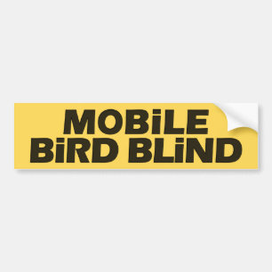Mobil fågelblind bildekal