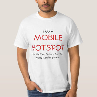 Mobil Hotspot som annonserar utslagsplatsen Tröja
