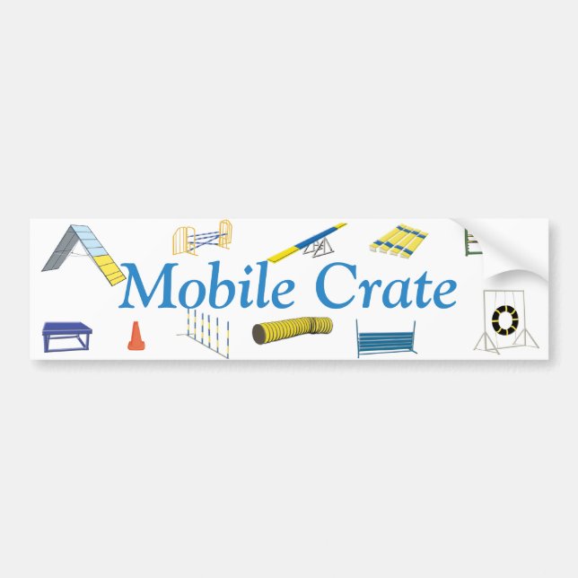 Mobil lådabildekal bildekal (Framsidan)