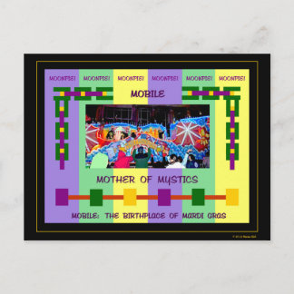 Mobil: Mardi Gras födelseort Vykort