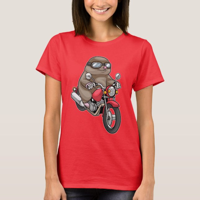 Mobil motorcykel t shirt (Framsida)