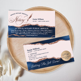 Mobil notary & Loan Signing Agent marinflygare Visitkort