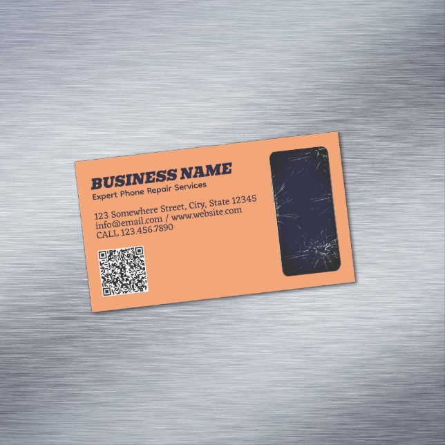 Mobil reparation QR Magnetiska Visitkort (In Situ)