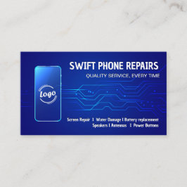 Mobil reparation visitkort