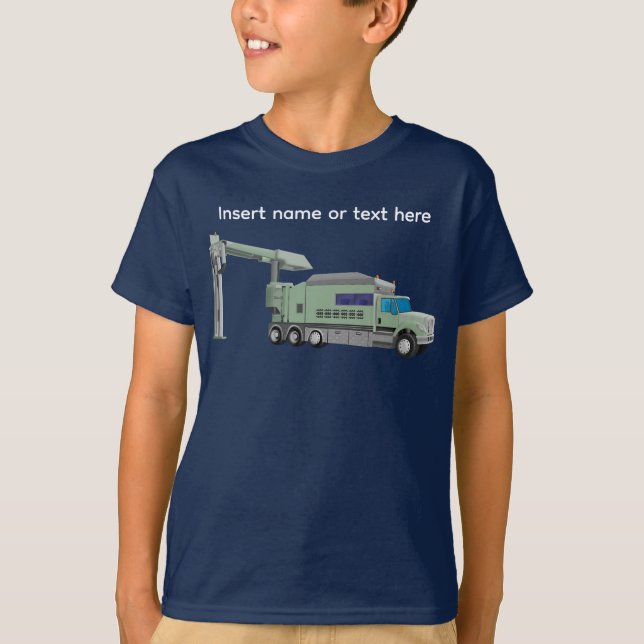 Mobil röntgen-lastbil t shirt (Framsida)