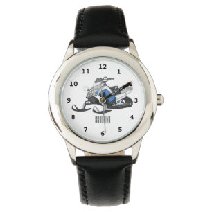 Mobil tecknad armbandsur
