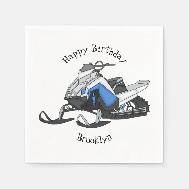 Mobil tecknad pappersservett (Framsidan)